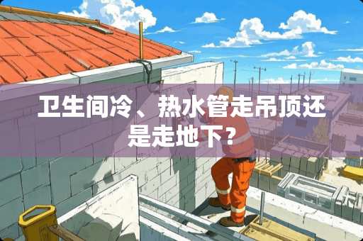 卫生间冷、热水管走吊顶还是走地下？
