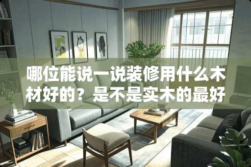 哪位能说一说装修用什么木材好的？是不是实木的最好的 家具什么材质好?压缩板之类的真有甲醛等对人体有害物质吗