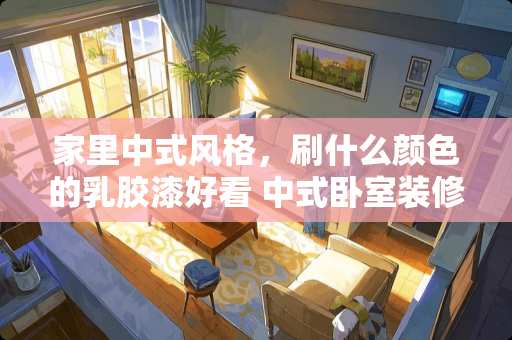 家里中式风格，刷什么颜色的乳胶漆好看 中式卧室装修厂家推荐