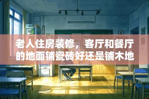 老人住房装修，客厅和餐厅的地面铺瓷砖好还是铺木地板好 阳台和客厅选用不一样的地砖可以吗