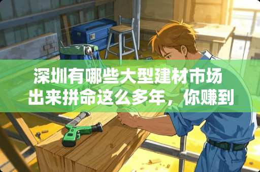 深圳有哪些大型建材市场 出来拼命这么多年，你赚到了什么