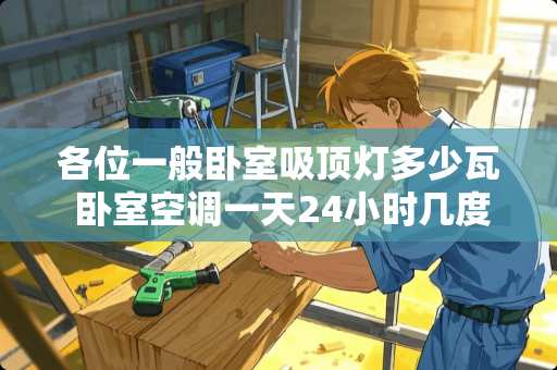 各位一般卧室吸顶灯多少瓦 卧室空调一天24小时几度电制热