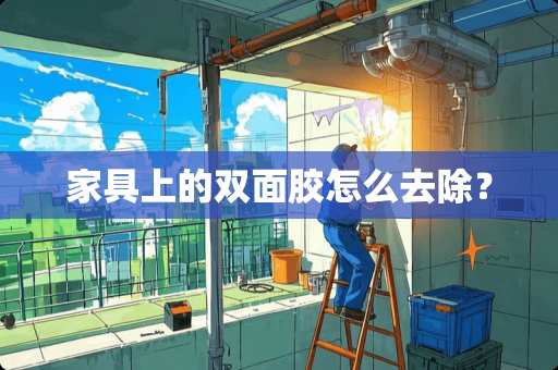 家具上的双面胶怎么去除？