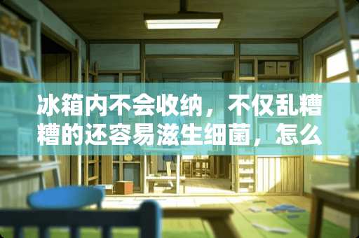 冰箱内不会收纳，不仅乱糟糟的还容易滋生细菌，怎么收纳干净又好看？