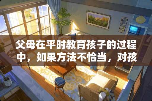 父母在平时教育孩子的过程中，如果方法不恰当，对孩子有哪些影响？