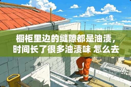 橱柜里边的缝隙都是油渍，时间长了很多油渍味 怎么去除里边的味道？