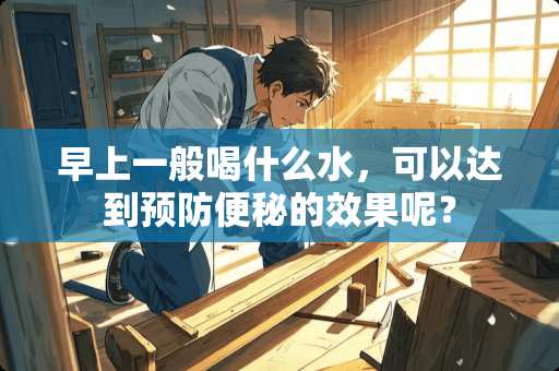 早上一般喝什么水，可以达到预防便秘的效果呢？