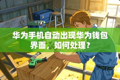 华为手机自动出现华为钱包界面，如何处理？