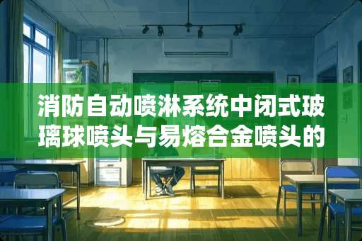 消防自动喷淋系统中闭式玻璃球喷头与易熔合金喷头的安装区别？