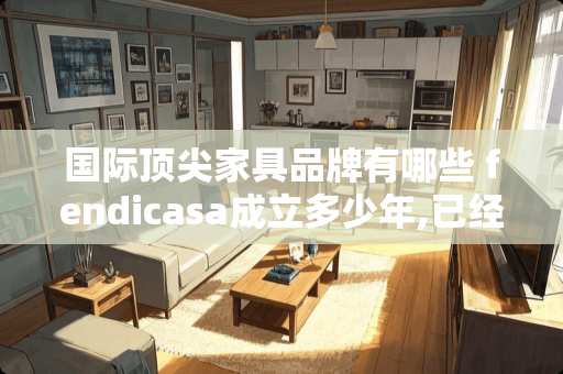 国际顶尖家具品牌有哪些 fendicasa成立多少年,已经跻身世界八大品牌家居行列
