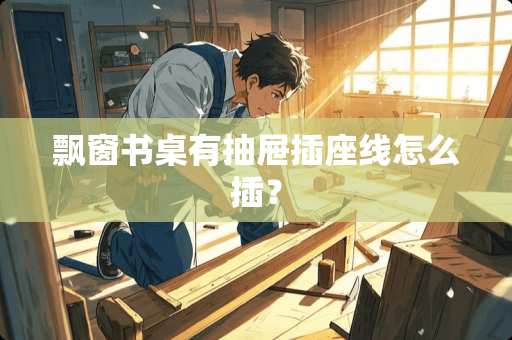 飘窗书桌有抽屉插座线怎么插？