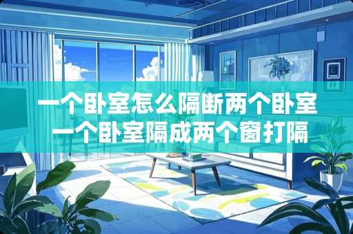 一个卧室怎么隔断两个卧室 一个卧室隔成两个窗打隔断，怎么隔好