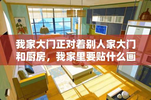 我家大门正对着别人家大门和厨房，我家里要贴什么画可以当邪呢？