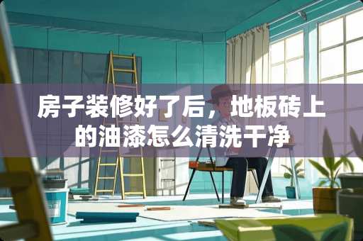 房子装修好了后，地板砖上的油漆怎么清洗干净