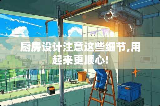 厨房设计注意这些细节,用起来更顺心!