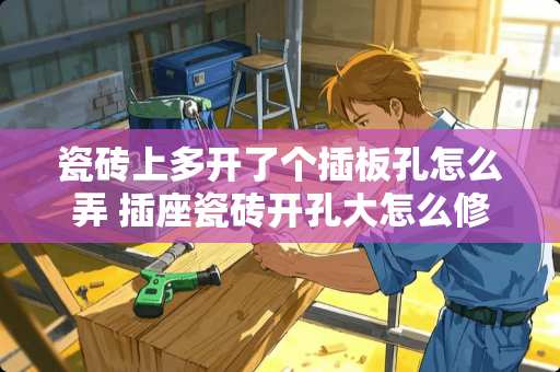 瓷砖上多开了个插板孔怎么弄 插座瓷砖开孔大怎么修复