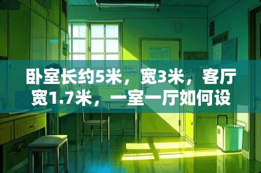 卧室长约5米，宽3米，客厅宽1.7米，一室一厅如何设计 现在农村自建房占地面积大、房间空置多，为什么要建那么大的房子