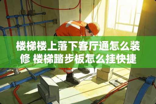 楼梯楼上落下客厅通怎么装修 楼梯踏步板怎么挂快捷
