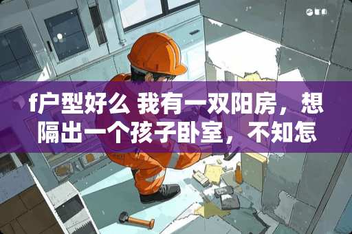 f户型好么 我有一双阳房，想隔出一个孩子卧室，不知怎么做好