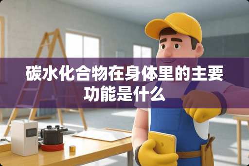 碳水化合物在身体里的主要功能是什么