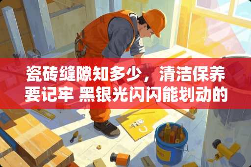 瓷砖缝隙知多少，清洁保养要记牢 黑银光闪闪能划动的金属块