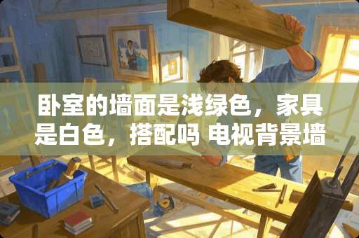 卧室的墙面是浅绿色，家具是白色，搭配吗 电视背景墙是绿色客厅搭配什么颜色的窗帘好