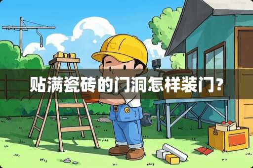 贴满瓷砖的门洞怎样装门？