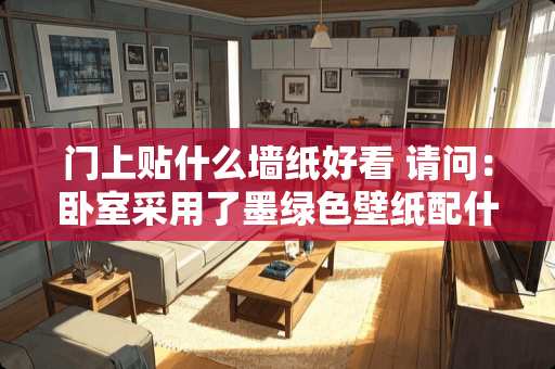 门上贴什么墙纸好看 请问：卧室采用了墨绿色壁纸配什么颜色窗帘出效果。（欧式装修）