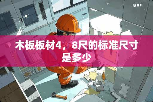 木板板材4，8尺的标准尺寸是多少