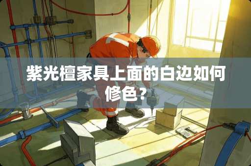 紫光檀家具上面的白边如何修色？