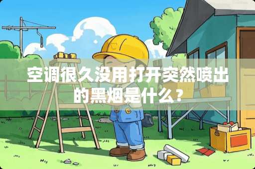 空调很久没用打开突然喷出的黑烟是什么？