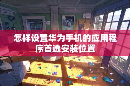 怎样设置华为手机的应用程序首选安装位置