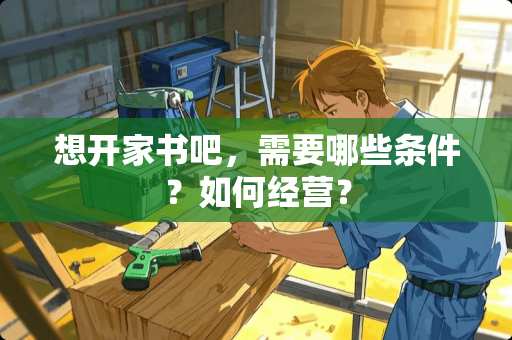 想开家书吧，需要哪些条件？如何经营？