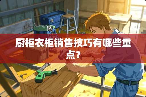 厨柜衣柜销售技巧有哪些重点？