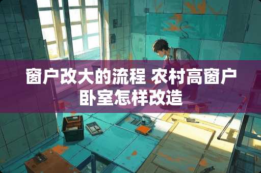 窗户改大的流程 农村高窗户卧室怎样改造