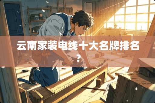 云南家装电线十大名牌排名？