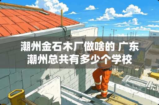 潮州金石木厂做啥的 广东潮州总共有多少个学校