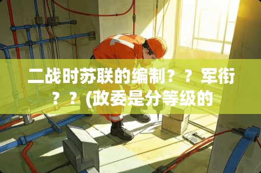 二战时苏联的编制？？军衔？？(政委是分等级的
