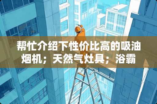 帮忙介绍下性价比高的吸油烟机；天然气灶具；浴霸