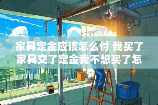 家具定金应该怎么付 我买了家具交了定金我不想买了怎么办
