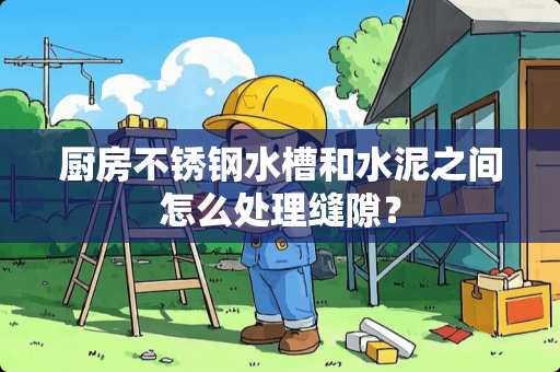 厨房不锈钢水槽和水泥之间怎么处理缝隙？