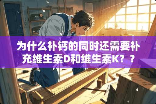 为什么补钙的同时还需要补充维生素D和维生素K？？