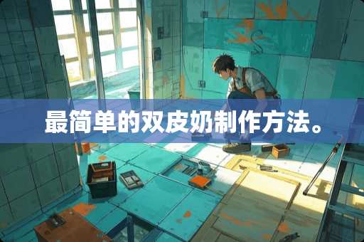 最简单的双皮奶制作方法。