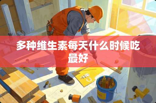 多种维生素每天什么时候吃最好