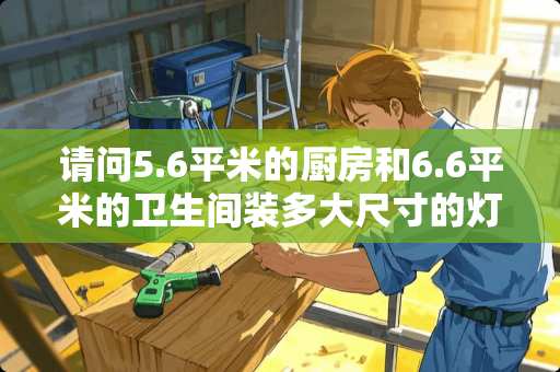 请问5.6平米的厨房和6.6平米的卫生间装多大尺寸的灯合适啊。