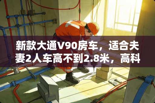 新款大通V90房车，适合夫妻2人车高不到2.8米，高科技挺多