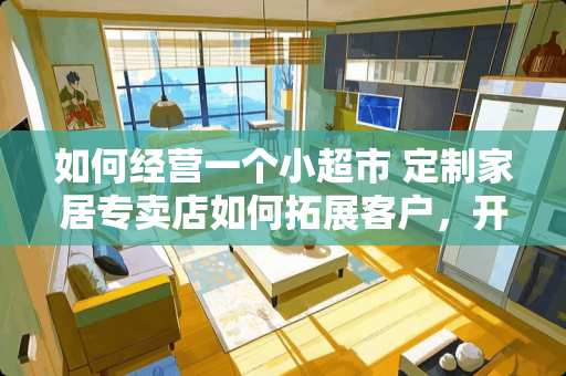 如何经营一个小超市 定制家居专卖店如何拓展客户，开发渠道