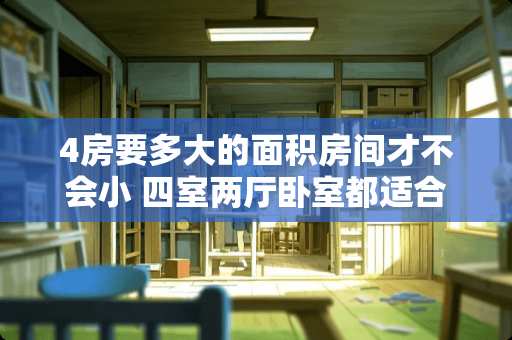 4房要多大的面积房间才不会小 四室两厅卧室都适合用什么颜色