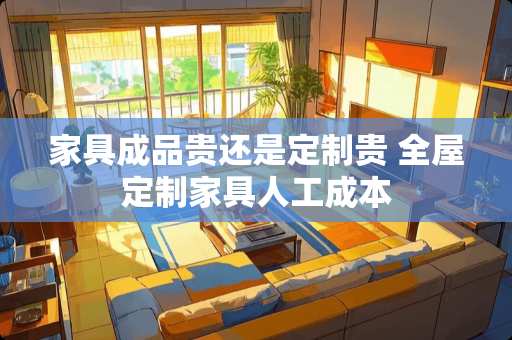 家具成品贵还是定制贵 全屋定制家具人工成本