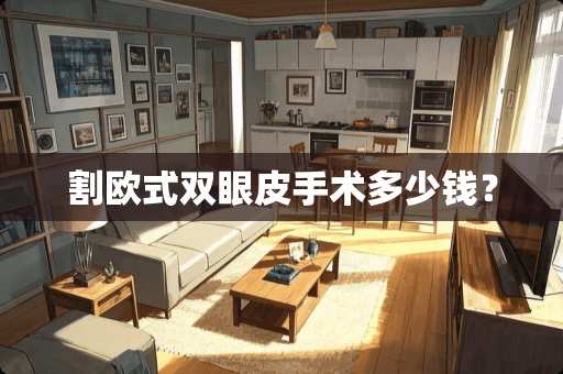 割欧式双眼皮手术多少钱？